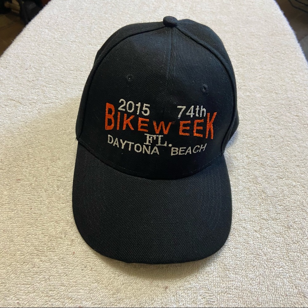 2015 Daytona Bike Week Cap with Velcro Strap (Like New)
